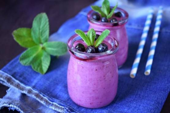 بلوبيري ميلك شيك