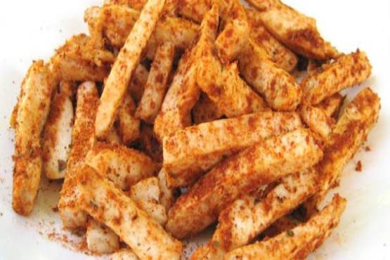 اضافه بطاطس محمره بالتوابل 